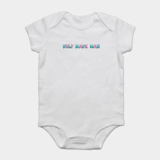 Self Made Man (black shadow) Baby Bodysuit